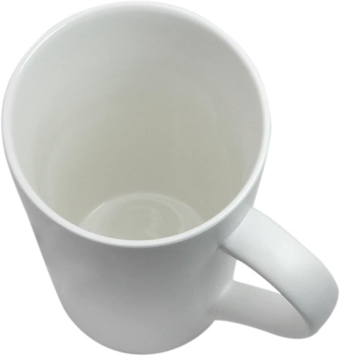20oz Coffee Mugs Ceramic Tall Coffee Mugs with Handle Porcelain Large Latte Mugs White Drinking Cups for Tea, Coffee, Cocoa, Set of 6