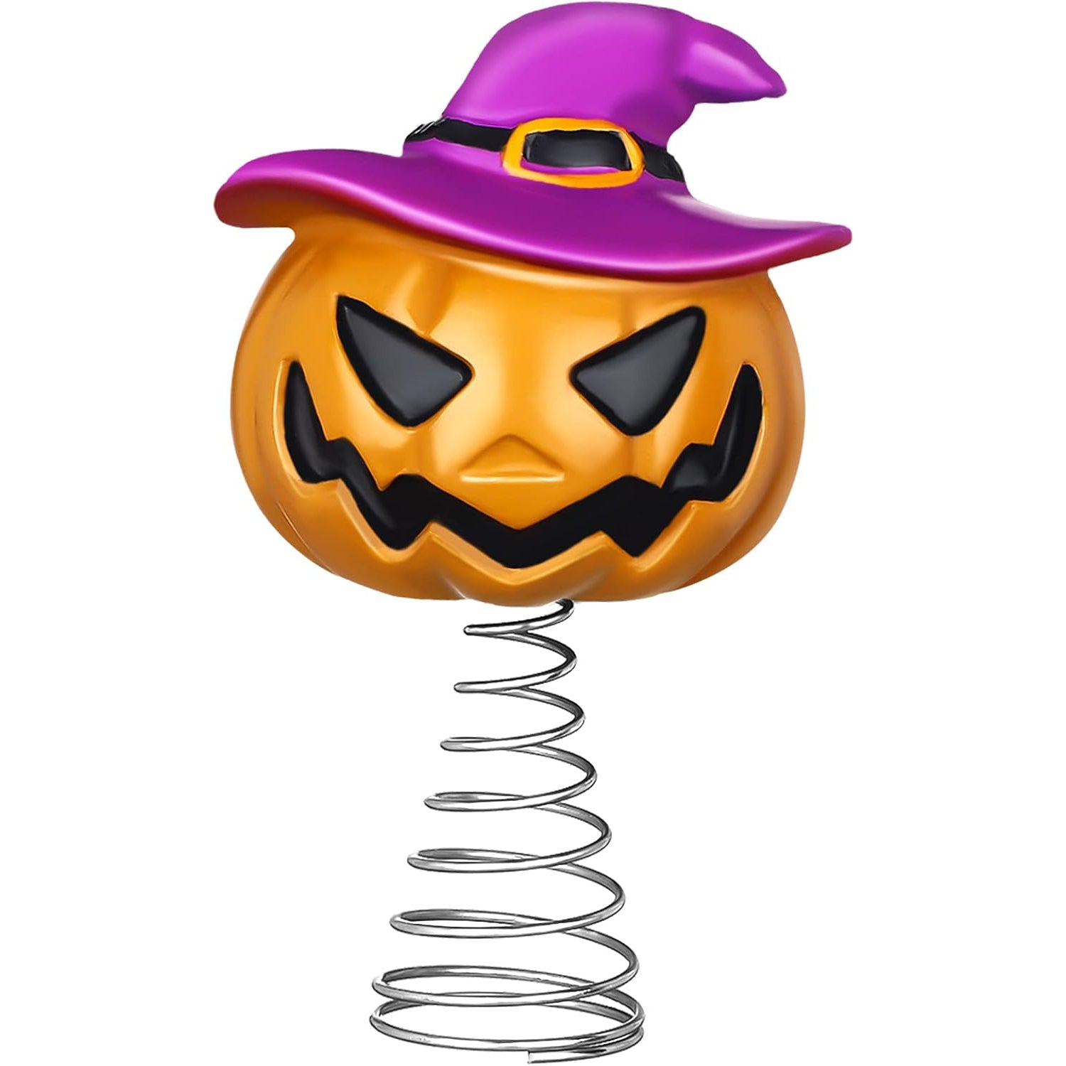 Halloween Tree Topper Spooky Pumpkin Skull Ghost Miniature Tree Topper 4 Inches Mini Christmas Ornaments for Halloween Party
