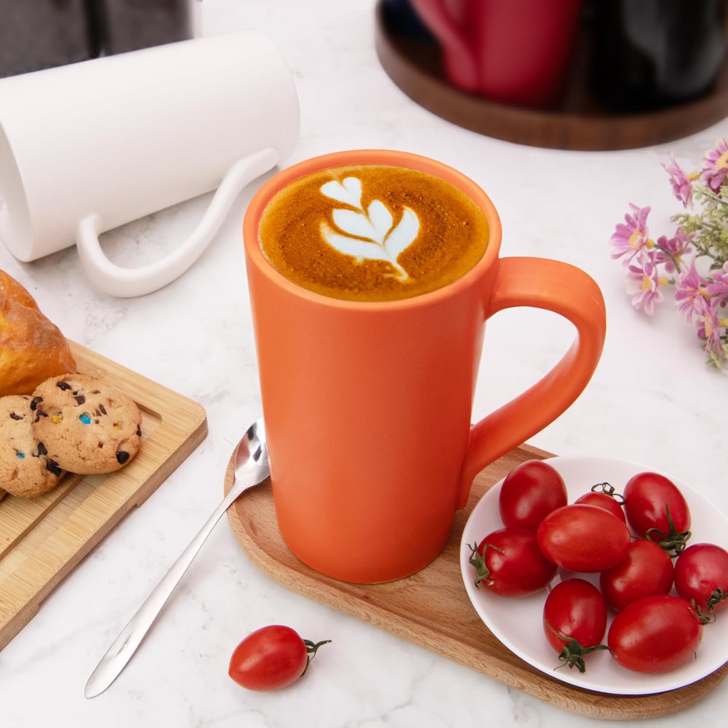 20 oz Coffee Mug, Coffee Cup Large Coffee Mug with Handle, Ceramic Latte Tea Cup for Office and Home, Novelty Gifts for Women and Men