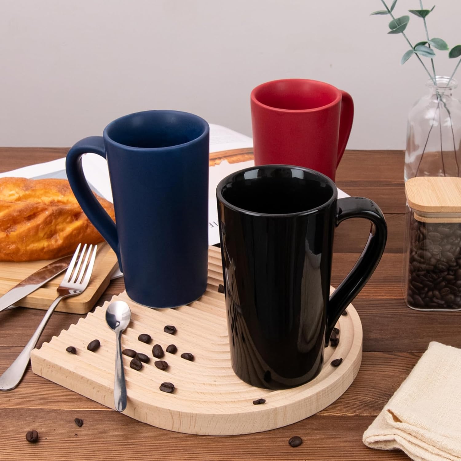 20 oz Coffee Mug, Coffee Cup Large Coffee Mug with Handle, Ceramic Latte Tea Cup for Office and Home, Novelty Gifts for Women and Men
