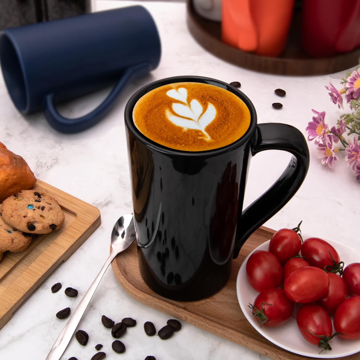 20 oz Coffee Mug, Coffee Cup Large Coffee Mug with Handle, Ceramic Latte Tea Cup for Office and Home, Novelty Gifts for Women and Men