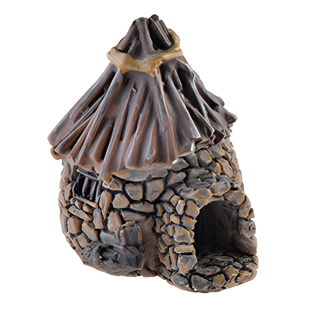 Miniature Fairy Garden Houses Resin Mini House Figurine Small Village Hut Figurine Cottage DIY Micro Landscape Garden Decor Ornament Accessories for Bonsai,Succulent Planting,Terrarium,Flower Pot