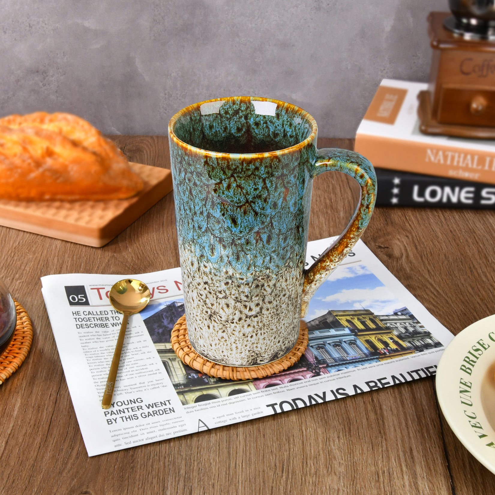 20 oz Coffee Mug, Coffee Cup Large Coffee Mug with Handle, Ceramic Latte Tea Cup for Office and Home, Novelty Gifts for Women and Men