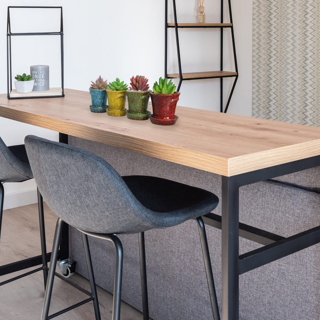 ARTKETTY Succulent Planter Pots, 4.2 Inch Modern Ceramic Cactus Plant Pots with Drainage Hole & Saucer Mini Glazed Flower Pots Tiny Plant Container Perfect for Indoor/Outdoor Plants Pack of 4