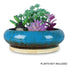 Blue with Bamboo Tray